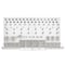 Azar Displays 125-Piece Pegboard Organizer Kit (2 - 24"x24") 900988-WHT - alternate 1